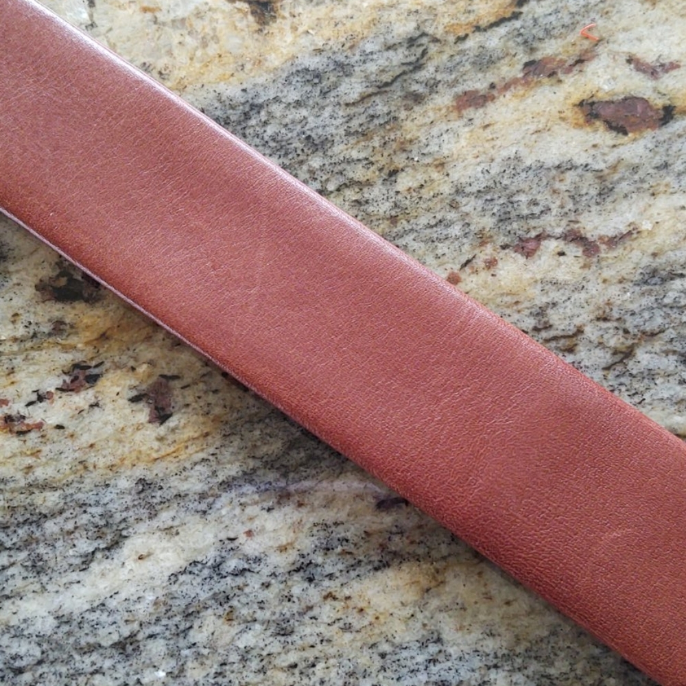 LEATHER travel belt with inner zipper, from the 80s - Picture 8 of 12